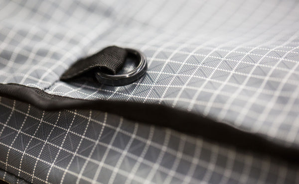 A close shot of an o-ring.